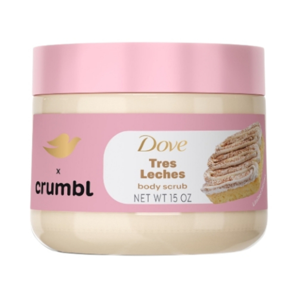 Dove x Crumbl  Limited Edition Tres Leches Body Scrub
